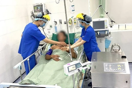 Bệnh nhân được cứu sống sau 60 phút ngưng hô hấp hoàn toàn.