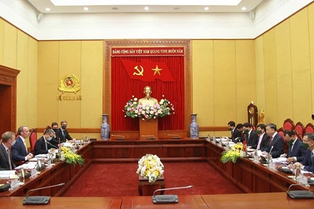 Quang cảnh hội đàm ngày 22-6. Ảnh: TTXVN