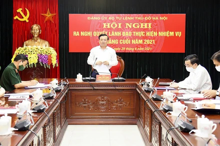 Quang cảnh hội nghị chiều 29/6.