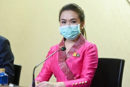 Bà Traisuree Taisaranakul, Phó Phát ngôn viên Chính phủ Thái Lan.