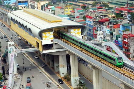 Giá vé đường sắt Cát Linh - Hà Đông thấp nhất là 7.000 đồng/lượt
