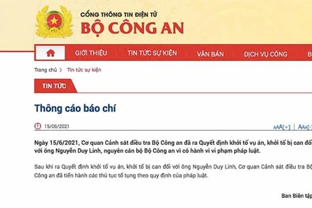 Khởi tố nguyên cán bộ Công an vi phạm pháp luật