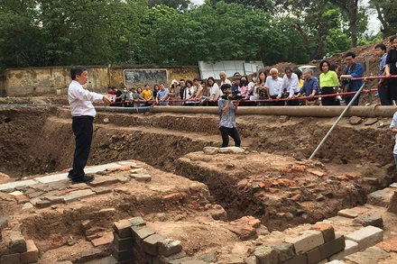 Công bố kết quả khảo cổ Khu di sản Hoàng thành Thăng Long.