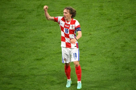 Đối đầu Scotland, Luka Modric là cầu thủ chơi hay nhất của Croatia. (Ảnh: UEFA)