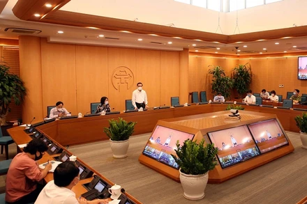 Quang cảnh cuộc họp.