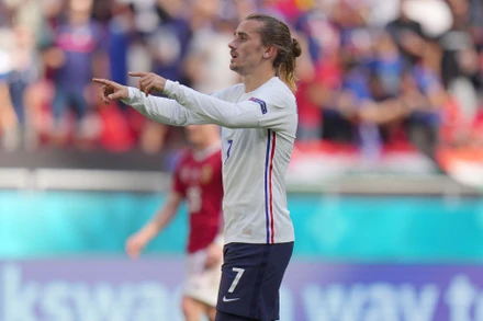 Antoine Griezmann ghi bàn gỡ hòa cho đội tuyển Pháp. (Ảnh: EURO)