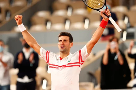 Djokovic thẳng tiến chung kết Roland Garros 2021. (Ảnh: Reuters)
