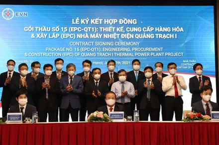 Ký hợp đồng gói thầu thiết kế, cung cấp và xây lắp Dự án Nhà máy Nhiệt điện Quảng Trạch I