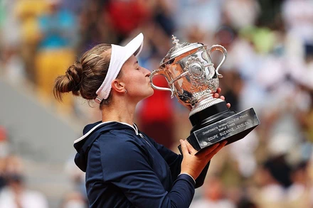 Barbora Krejcikova vô địch Roland Garros 2021. (Nguồn: Getty Images)