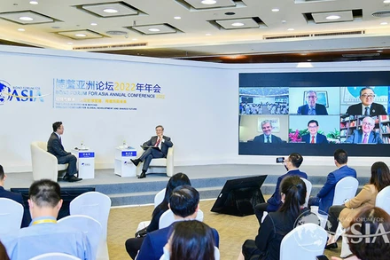 Phiên thảo luận của Diễn đàn châu Á Bác Ngao về động lực phục hồi nền kinh tế toàn cầu. (Ảnh: boaoforum.org)