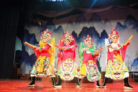 Chương trình “Sắc - Ấn Ngọc Nam phương” quy tụ nhiều diễn viên tên tuổi của Hát bội Thành phố.