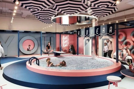 Bảo tàng Youseum trang trí những căn phòng màu sắc tươi sáng, làm phông nền phục vụ du khách chụp ảnh, quay phim hay sáng tạo nghệ thuật. (Nguồn: Youseum)