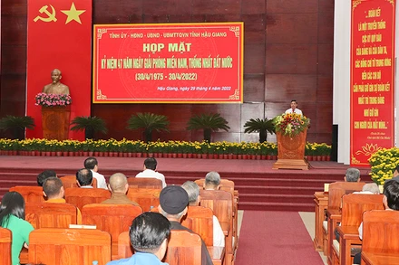 Họp mặt kỷ niệm 47 năm đại thắng mùa xuân năm 1975.