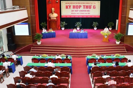 Quang cảnh kỳ họp chuyên đề Hội đồng nhân dân tỉnh Đồng Nai.