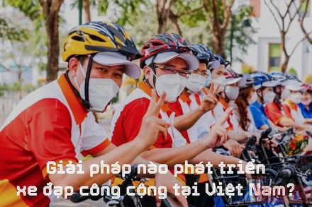 Giải pháp nào phát triển xe đạp công cộng tại Việt Nam?