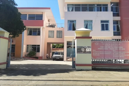 Trụ sở nơi ông Huỳnh Văn Tâm, giữ chức vụ Giám đốc để xảy ra sai phạm.