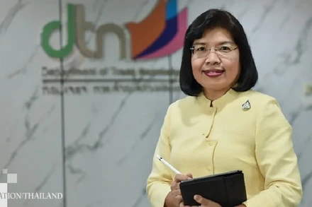 Cục trưởng Đàm phán Thương mại Thái Lan, bà Auramon Supthaweethum. (Ảnh: Nation Thailand)