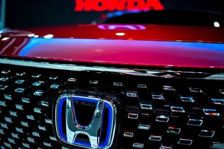 Logo của hãng xe ô-tô Honda (Nhật Bản). (Ảnh: Reuters)