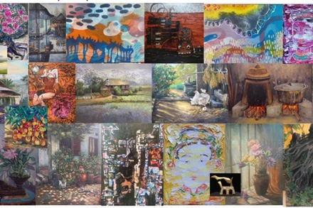 Triển lãm trưng bày các tác phẩm đa dạng về nội dung, phong cách, trường phái nghệ thuật và chất liệu thể hiện.