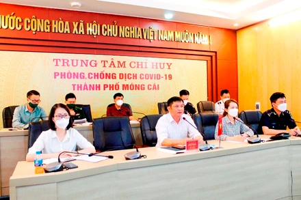 Hội đàm trực tuyến thúc đẩy thông quan hàng hóa qua cửa khẩu