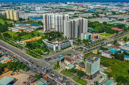 Một góc Khu công nghiệp Việt Nam-Singapore (VSIP1), thành phố Thuận An, tỉnh Bình Dương. (Ảnh: TTXVN)