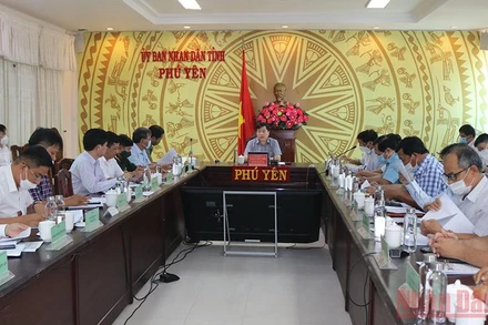 Quang cảnh buổi làm việc.