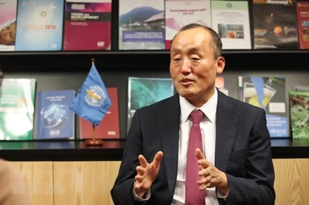 Tiến sĩ Kidong Park, Trưởng Đại diện WHO tại Việt Nam. (Ảnh: TTXVN)