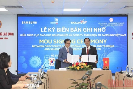 Lễ ký kết Biên bản ghi nhớ về chương trình hỗ trợ cho thí sinh và chuyên gia Việt Nam tham dự Kỳ thi Tay nghề thế giới lần thứ 46.