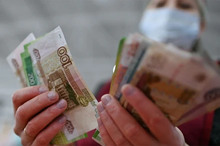 Đồng ruble của Nga. (Ảnh: Reuters)