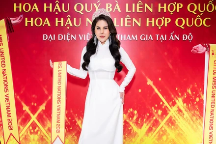 Bà Nguyễn Như Quỳnh đại diện Việt Nam tham dự cuộc thi. (Ảnh: Ban Tổ chức)