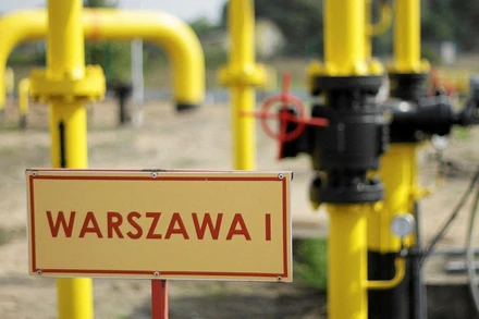 Hệ thống dẫn khí đốt ở trạm phân phối khí đốt Gaz-System, Gustorzyn, miền trung Ba Lan. (Ảnh: Reuters)