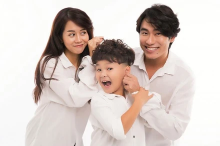 Các diễn viên trong phim"Chú ơi đừng lấy mẹ con". (Ảnh:Hãng phim)