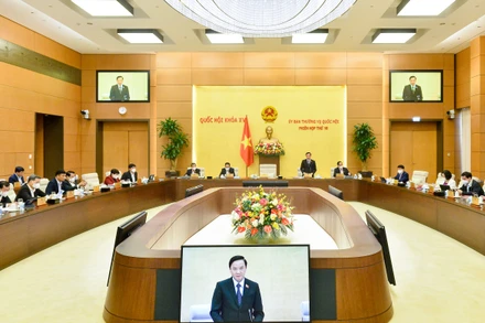 Quang cảnh phiên họp. (Nguồn: Cổng thông tin điện tử Quốc hội)