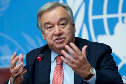 Tổng Thư ký Liên hợp quốc Antonio Guterres nhấn mạnh lo ngại về số thương vong ngày càng tăng.