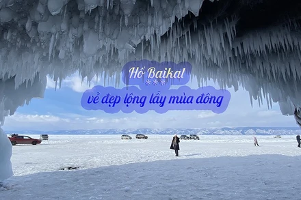 Hồ Baikal - Vẻ đẹp lộng lẫy mùa đông