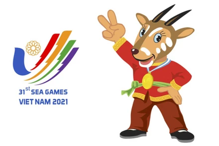 Sao La, linh vật của SEA Games 31. (Ảnh: BTC)