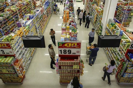 Chính phủ Thái Lan nỗ lực kiềm chế giá cả hàng hóa tăng cao. (Ảnh: Reuters)