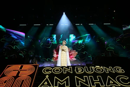 Ca sĩ, NSƯT Phạm Phương Thảo trong chương trình. (Ảnh: Nhân vật cung cấp)