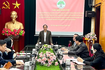 Quang cảnh buổi gặp mặt.