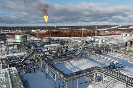 Một cơ sở khai thác dầu thuộc vùng Irkutsk của Nga. (Ảnh: Reuters)