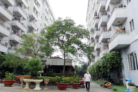 Nhà lưu trú công nhân giai đoạn 1 tại Khu chế xuất Linh Trung II của Công ty cổ phần đầu tư xây dựng sản xuất dịch vụ du lịch Thiên Phát.