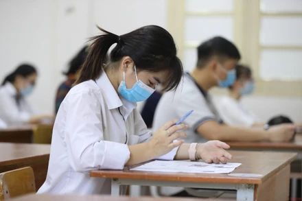 Bộ Giáo dục và Đào tạo đã chính thức công bố lịch thi tốt nghiệp trung học phổ thông năm 2022 vào ngày 7-8/7. (ẢNH: SƠN BÁCH)