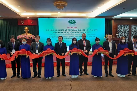 Nghi thức khai mạc Hội nghị khoa học và Triển lãm về điều khiển và tự động hóa lần thứ 6 (VCCA 2021).