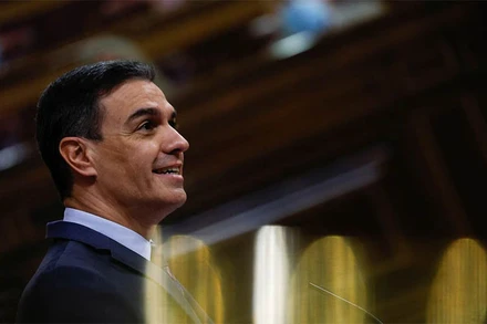 Thủ tướng Tây Ban Nha Pedro Sanchez. (Ảnh: Reuters)