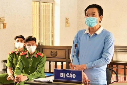 Bị cáo Dương Ngọc Đức tại phiên tòa.