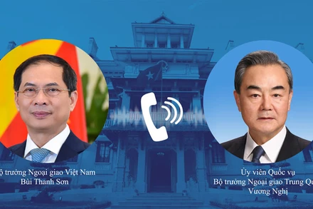 Bộ trưởng Ngoại giao Bùi Thanh Sơn điện đàm với Ủy viên Quốc vụ, Bộ trưởng Ngoại giao Trung Quốc Vương Nghị.