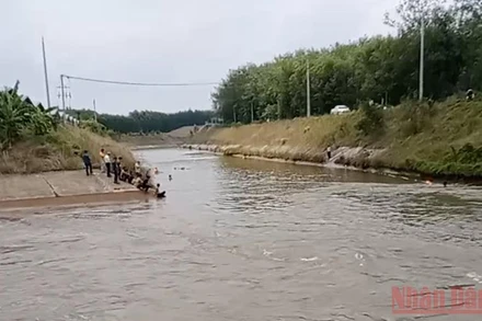 Hiện trường nơi xảy ra vụ tai nạn.