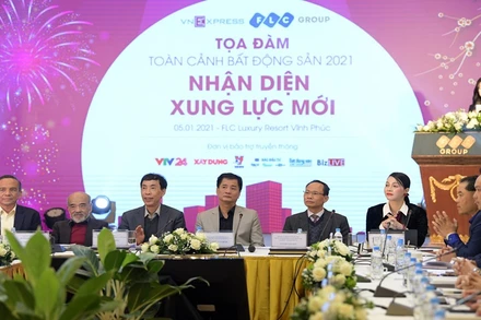 Lãnh đạo các hiệp hội, doanh nghiệp, chuyên gia kinh tế, tài chính, bất động sản hàng đầu Việt Nam tham dự tọa đàm.