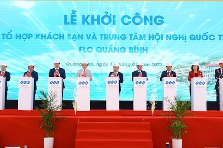 Khởi công tổ hợp khách sạn năm sao và trung tâm hội nghị quốc tế FLC Quảng Bình