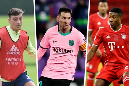 Hết hợp đồng hè 2021, dàn sao Messi, Ramos về đâu?